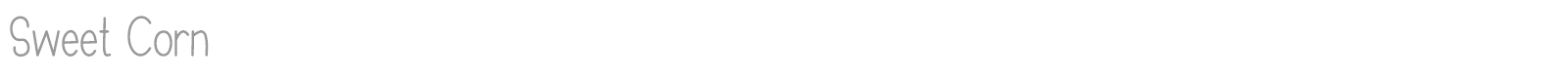 Sweet Corn font preview